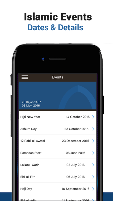 Islamic Calendar & Eventsのおすすめ画像2