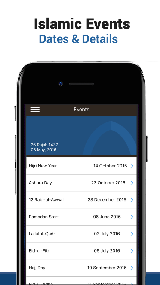 #2. Islamic Calendar & Events (iOS) 由: Cyber Designz