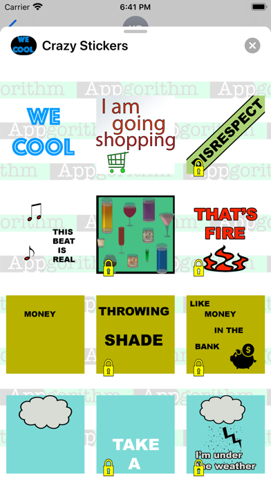 Screenshot #1 pour More Crazy Stickers