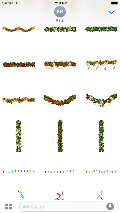 Beautiful Christmas Stickers Screenshot