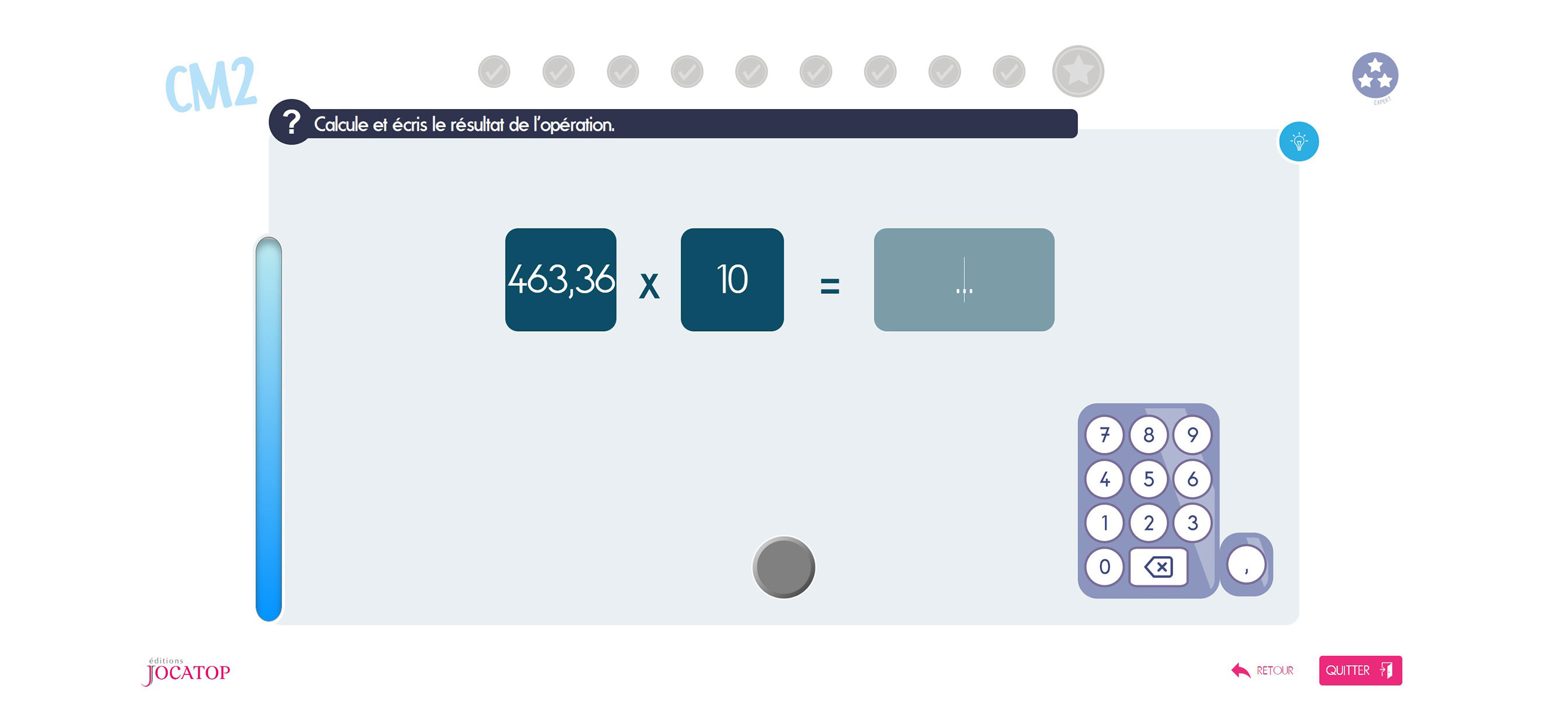 Quizztop - Calcul