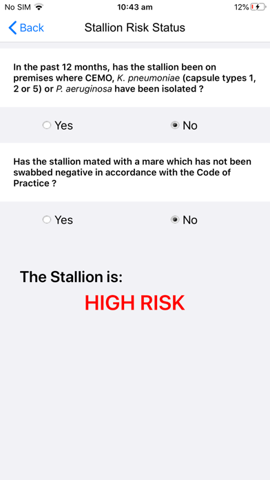 EquiBioSafe screenshot