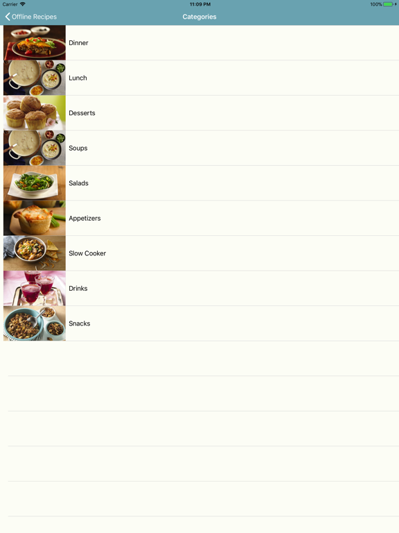 Screenshot #4 pour Offline Recipes