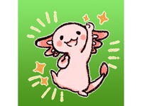 Cute Mexican Salamander Icon