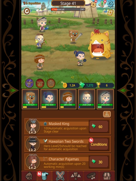 Job Hunt Heroes : Idle RPG iPad screenshot 2 - Games app