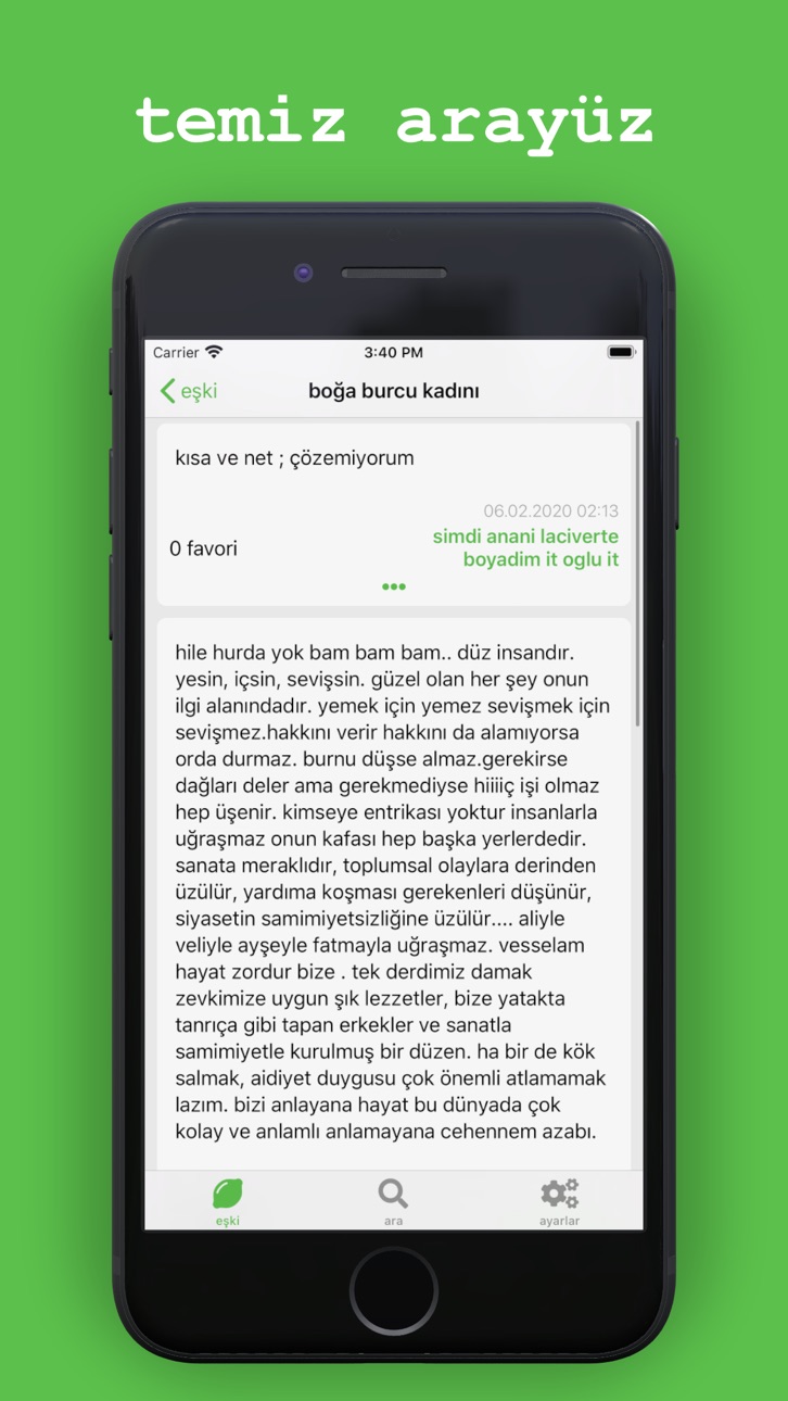 iPhone screenshot