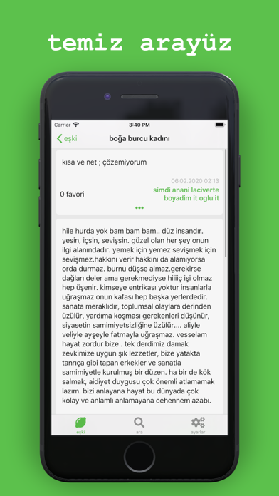 Screenshot 3 of eşki - ekşi sözlük istemcisi App