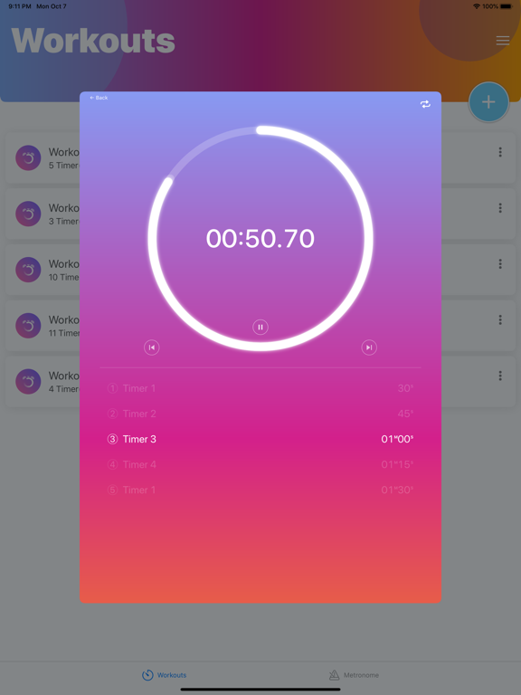 Screenshot #4 pour HiiT - Training Timer
