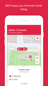 Trondheim Bysykkel for iPhone screenshot