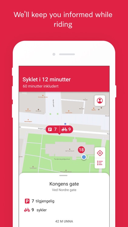 Trondheim Bysykkel for iPhone