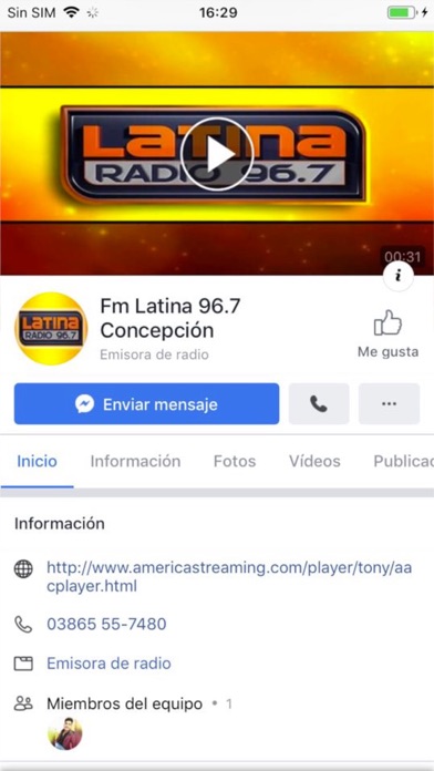 Screenshot #2 pour Fm Latina 96.7