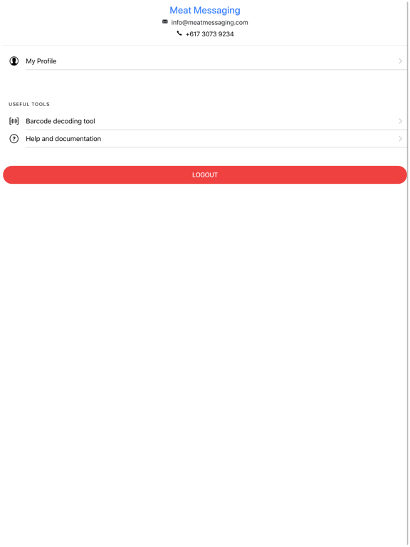 Screenshot #5 pour Meat Messaging