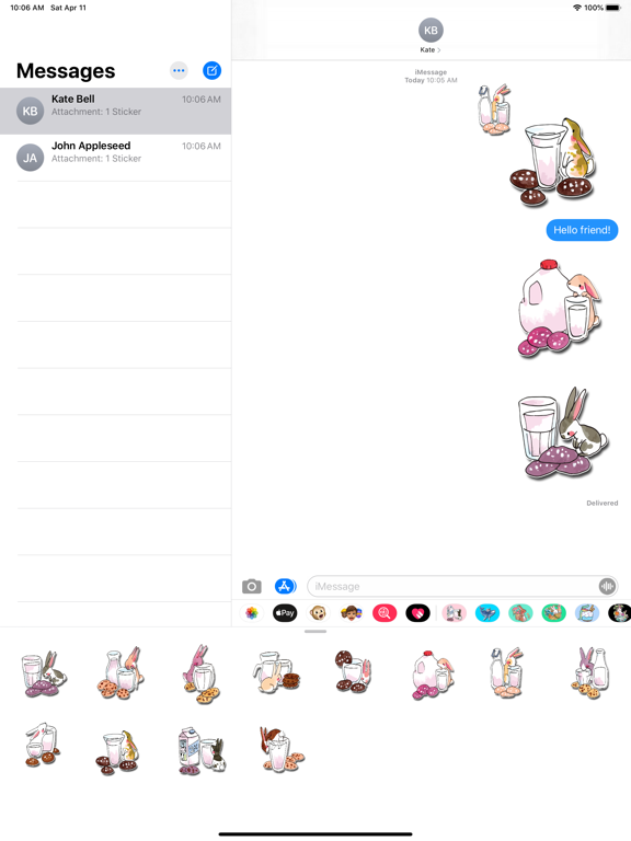Screenshot #4 pour Cookies and Milk Bunnies