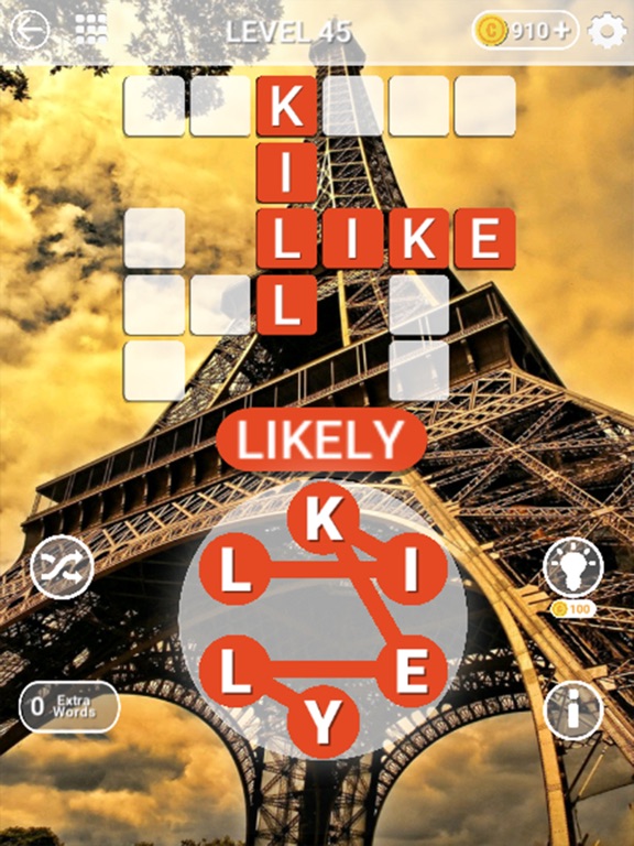 Word Travel: Crossword Game iPad screenshot 2 - Games app