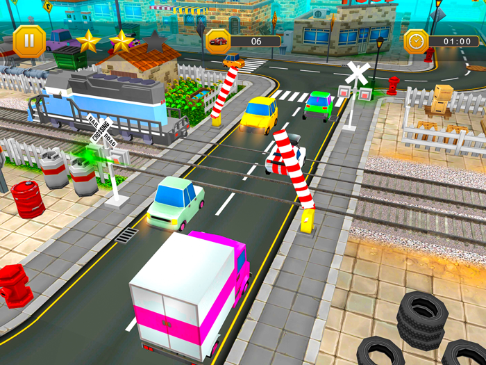 Real Railroad Crossing 3D