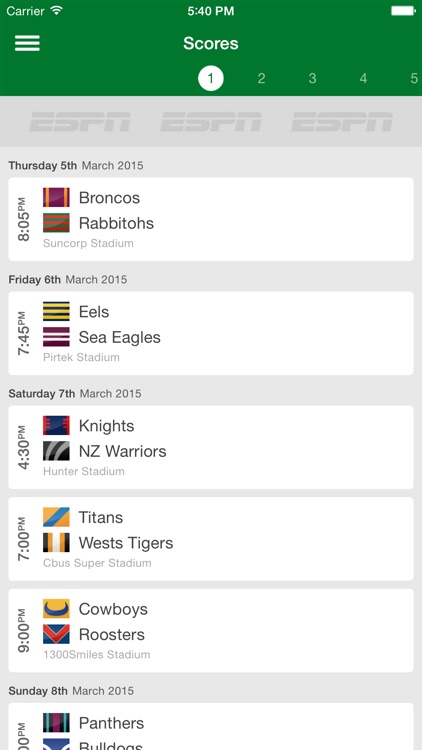 NRL Live Scores League Now screenshot-4