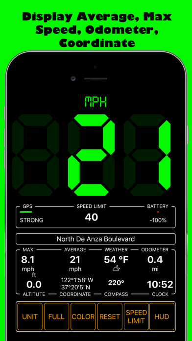 Speedmeter mph kmh screenshot 4