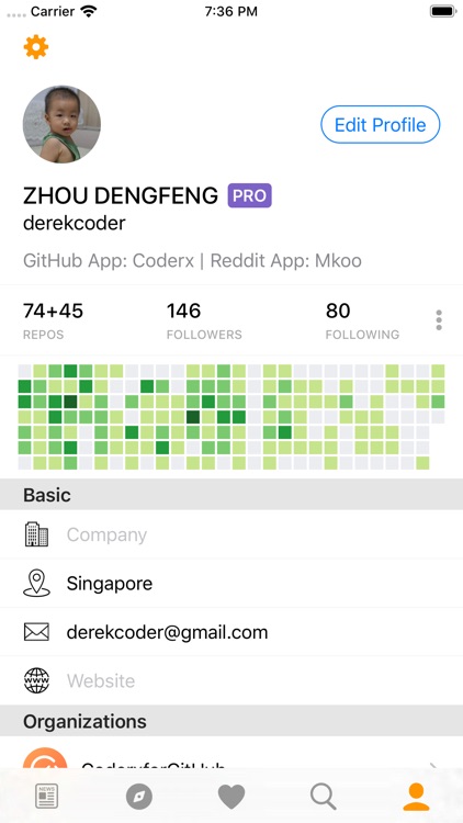 Coderx for GitHub screenshot-0