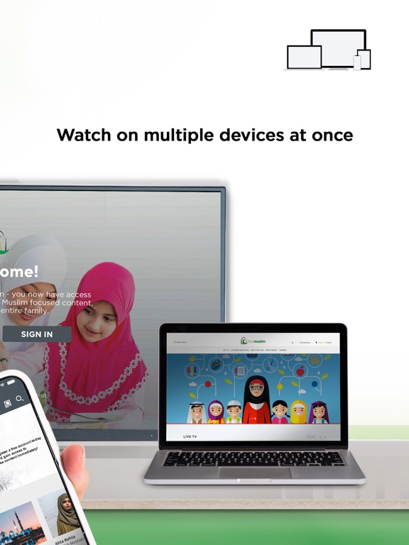 Telemuslim iPad screenshot 2 - Entertainment app