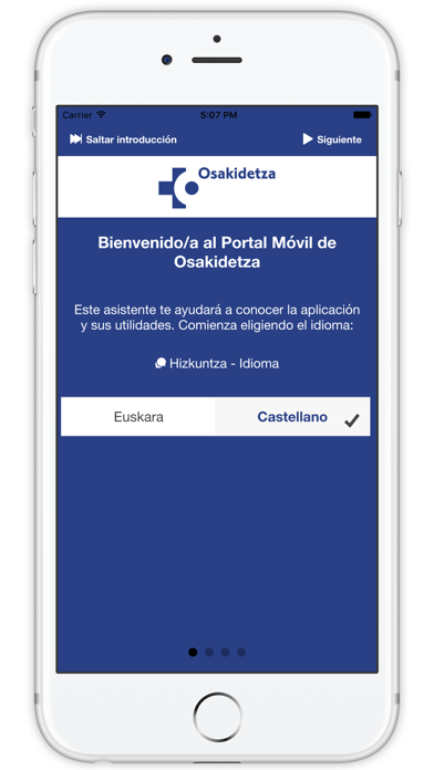 Portal Móvil Osakidetza iPhone screenshot 1