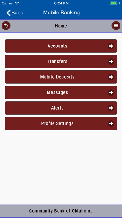 Community Bank Oklahoma Screenshot