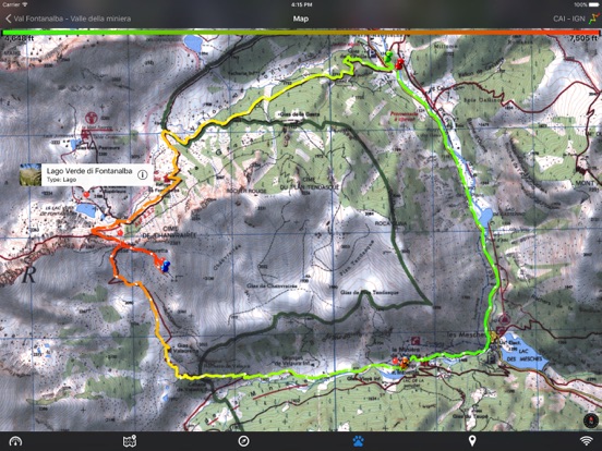 EasyTrails GPS iPad app afbeelding 1