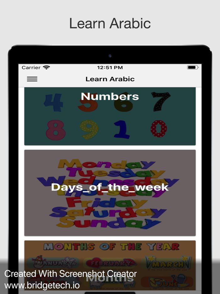 Learn Arabic language