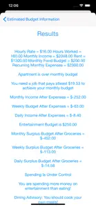 Simple Budget Estimator screenshot #5 for iPhone