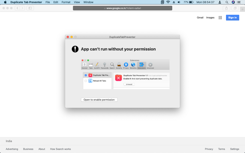 Duplicate Tab Preventer - Tool thumbnail 1
