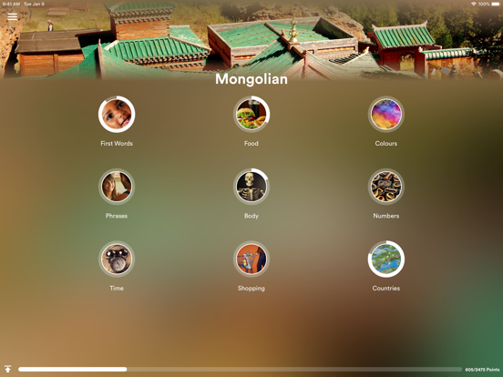 Learn Mongolian - EuroTalk iPad screenshot