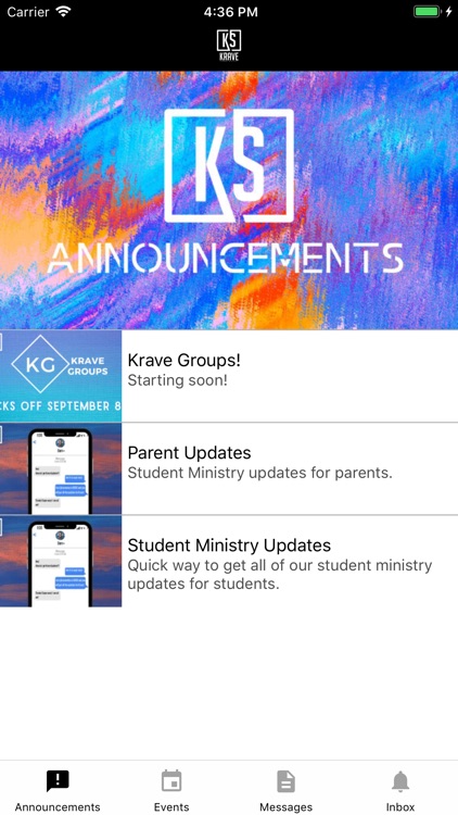 Krave Student Ministries