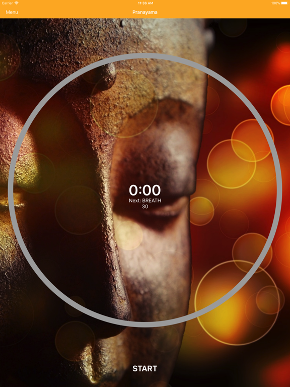 Pranayama Breathing Yoga Timer screenshot 2