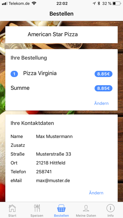 American Star Pizza Screenshot