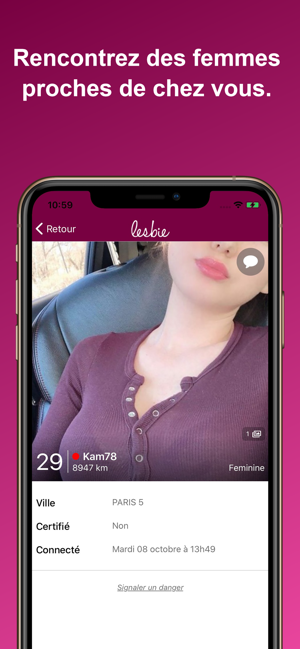 Lesbie : Rencontres lesbiennes(圖3)-速報App