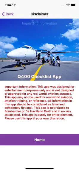 Game screenshot Q400 Checklist apk