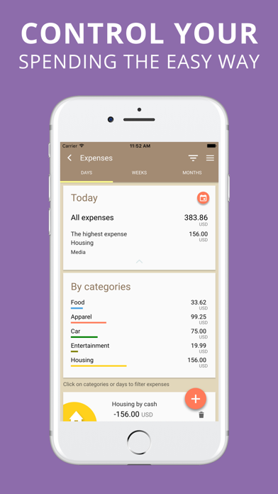 Expenses Tracker & Manager Screenshot