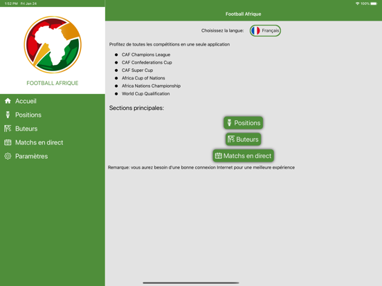 Screenshot #4 pour Afrique Football en direct