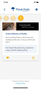 Think Daily by Larry Janesky screenshot #3 for iPhone