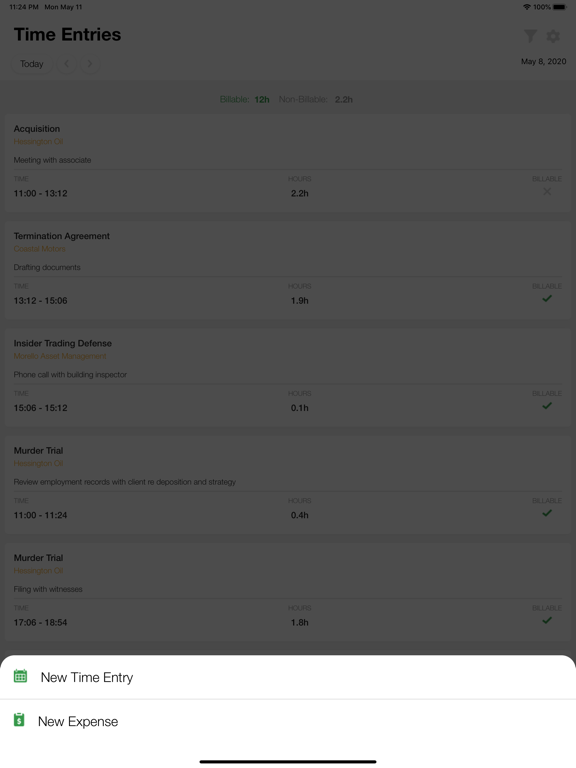 Screenshot #6 pour LeanLaw - Legal Billing Tool