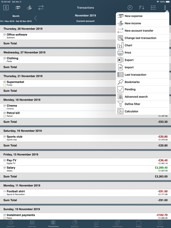 My Budget Book App Store preview screenshot 13