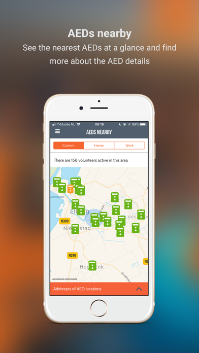 AED Alert Screenshot
