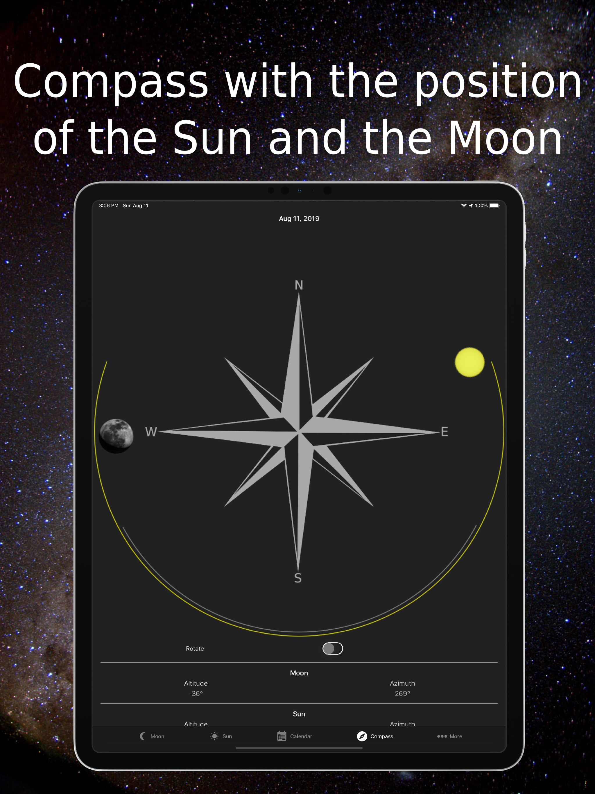 Moon Phase Calendar & Compass screenshot 10
