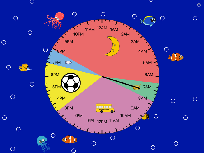 Kids Activity Clock