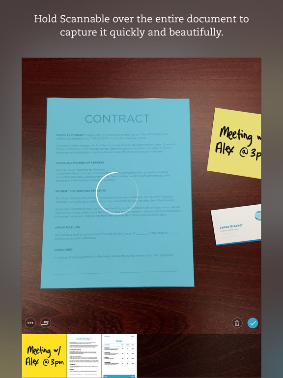 Screenshot #2 for Evernote Scannable