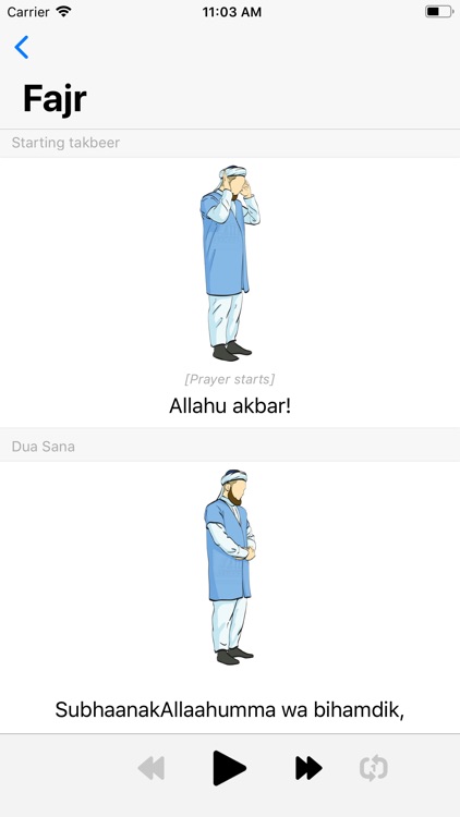 Namaz: learning for beginners