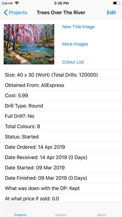 Diamond Painting Logbook
