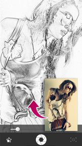 Beauty Sketch Drawing Camera screenshot
