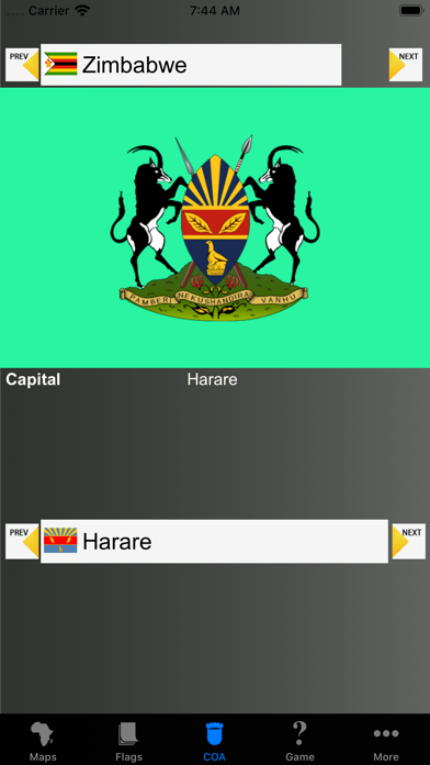 Africa Country's State Maps Screenshot