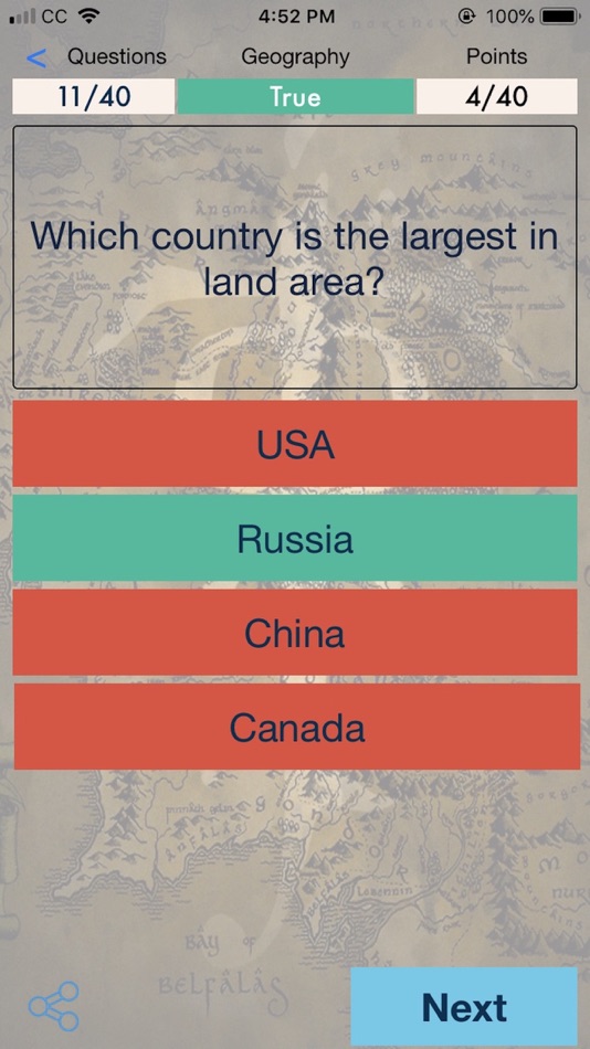 #9. Quiz Trivia for Everyone (iOS) Podle: Duo Pisceses, Inc.