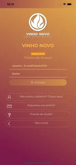 Game screenshot Aplicativo Vinho Novo apk